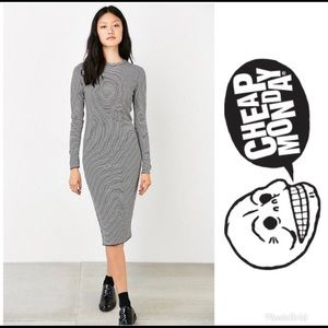 Knit midi dress striped Cheap Monday New
NWT
